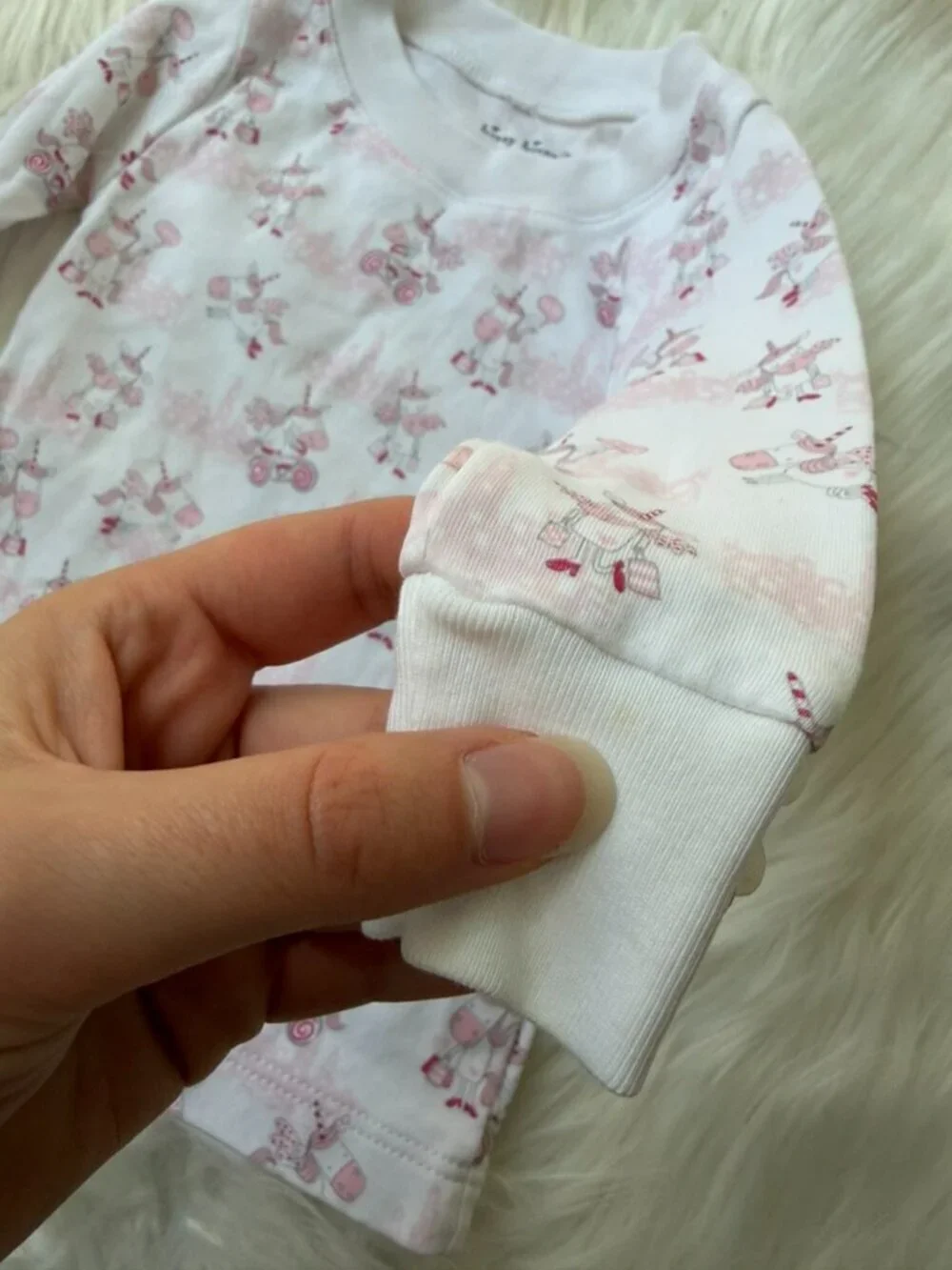Kissy Kissy Pima Cotton Unicorn Pajama Set Girls 12-18 Months